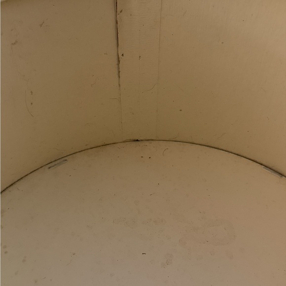 Vintage Floral Vinyl Hatbox Millinery Travel Case Cottagecore Storage Decor - Picture 10 of 10